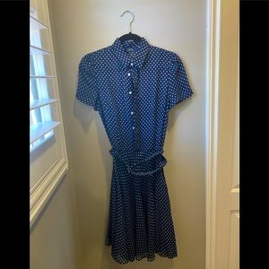 Beautiful blue silk Ralph Lauren dress